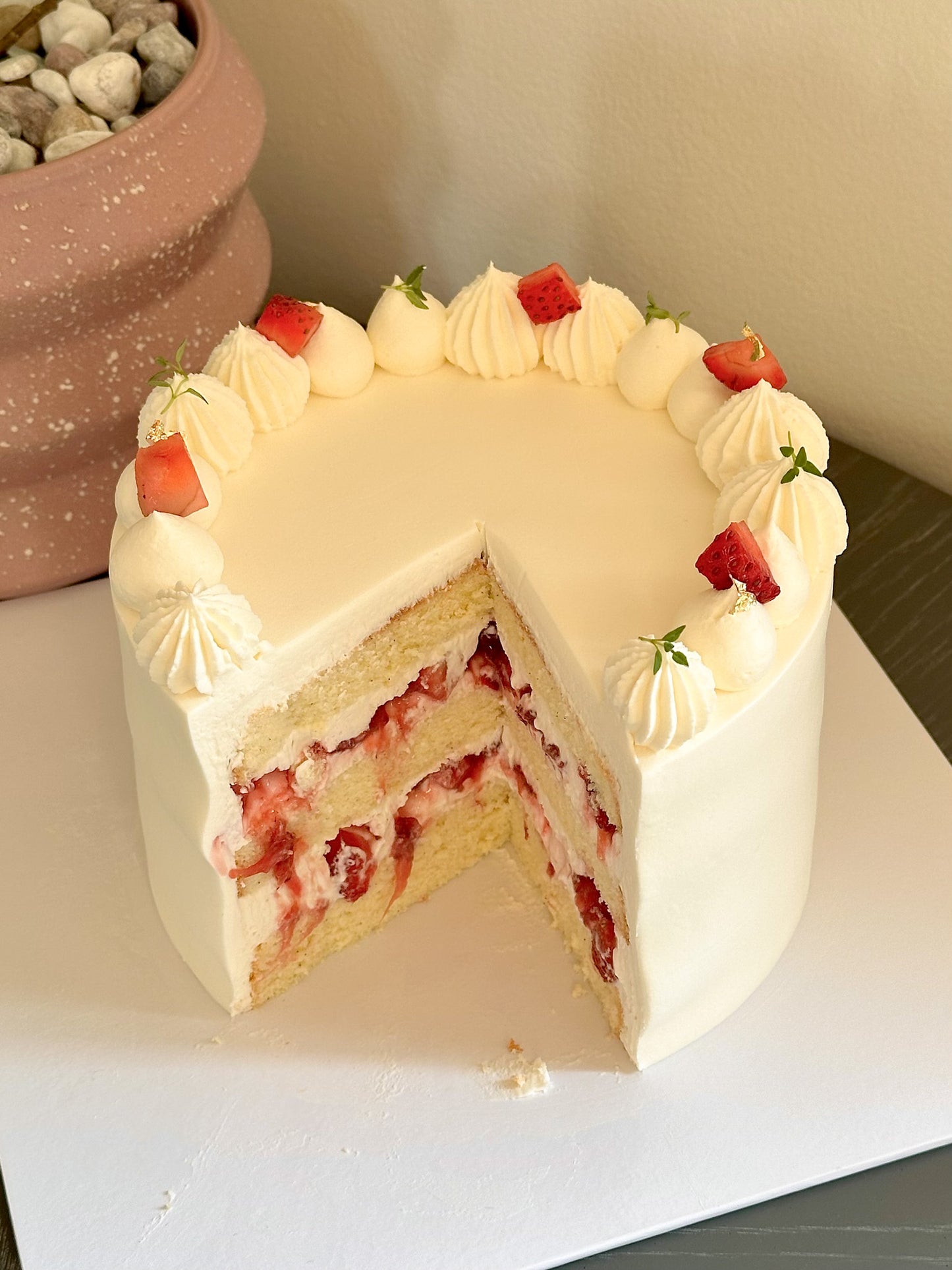 Strawberry Dream Chiffon Cake